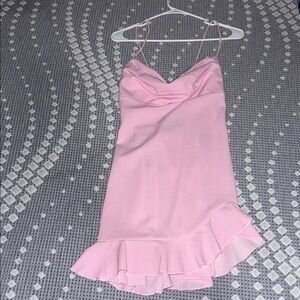 Lucy in the sky lace up mini dress